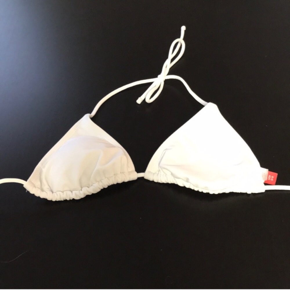White triangle bikini
